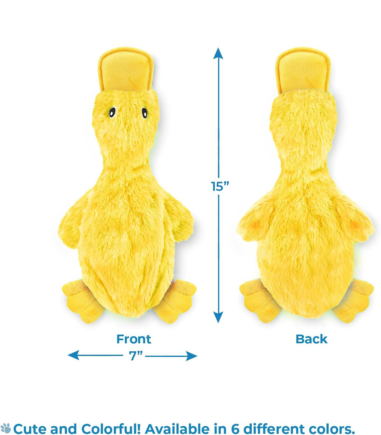 Duck crinkle Dog Toy