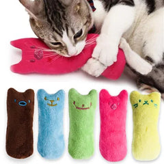 Teeth Grinding Catnip Toys Funny Interactive Plush