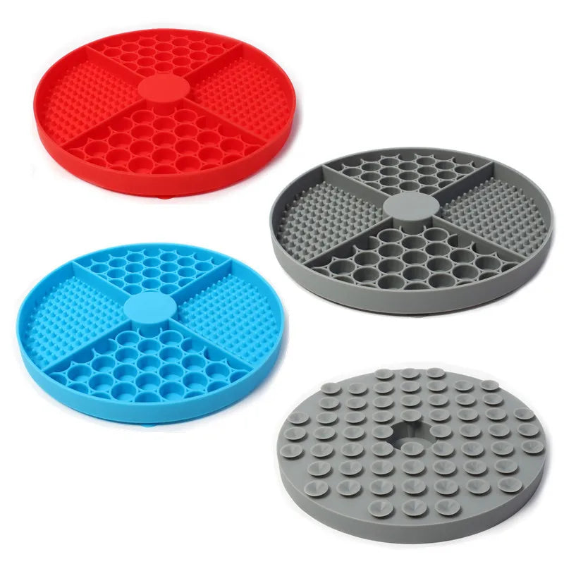 Silicone Licking Mat Cat Slow Feeder With Suction Cup Slow Feeding