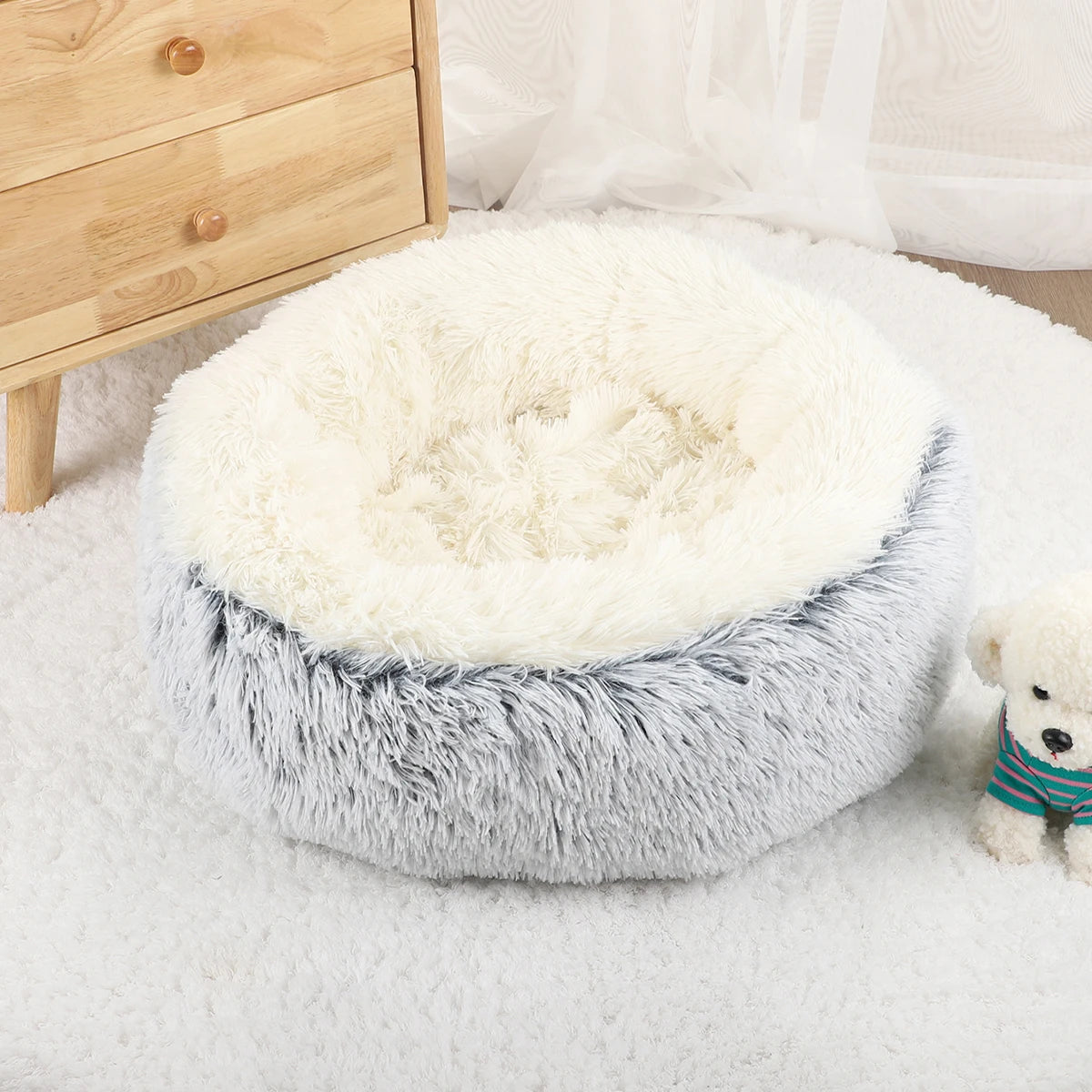 Pet Bed Fluffy Dog Plush Beds for Dogs