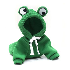 Cute Frog Pet Sweater Puppy Hoodie Pet Clothes