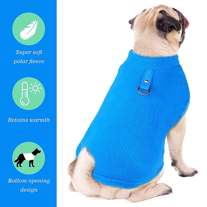 Winter Coat Soft Fleece Pullover Pajamas Pet Windproof