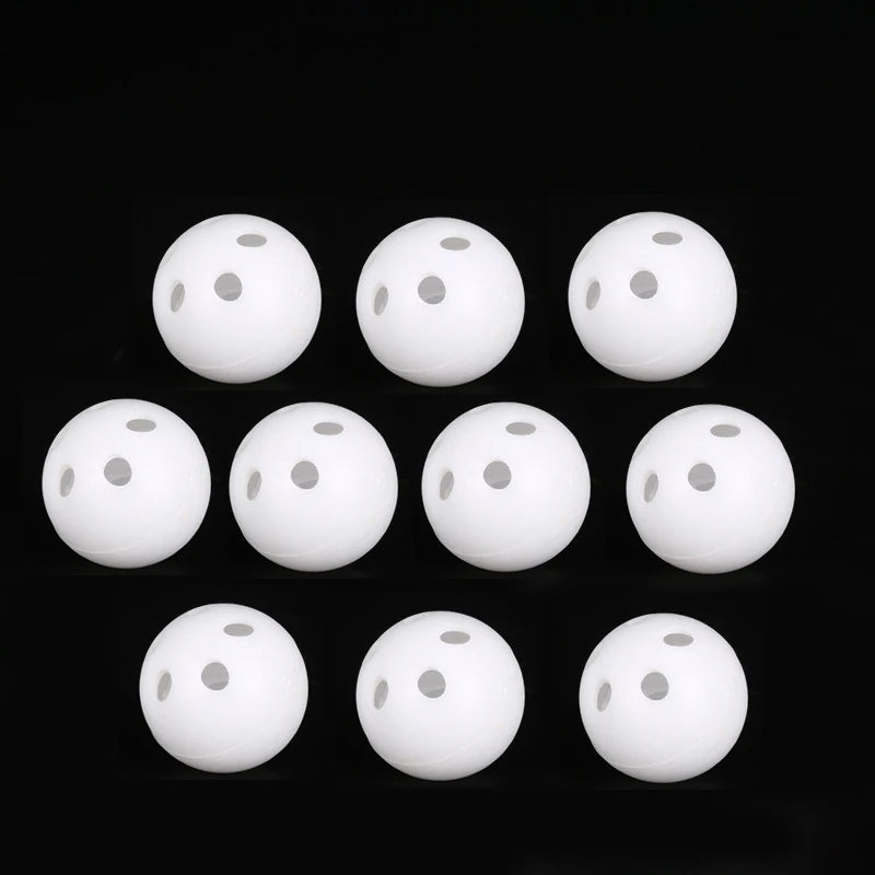 10pcs Plastic Bell Round Hollow Double Layer  Toys