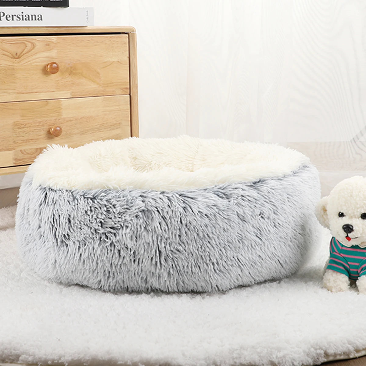 Pet Bed Fluffy Dog Plush Beds for Dogs