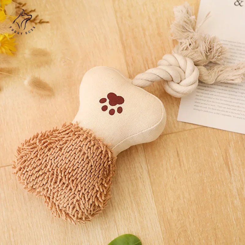 Cotton Rope Toy, Durable and Bite-resistant, Interactive Dog Molar Teeth Cleaner