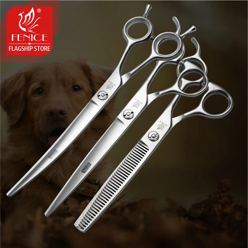 Pet Grooming Scissors Set Dog Hair Cutting Shears