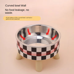 Elevated Cats Feeder Bowl Anti-choking