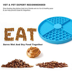 Silicone Licking Mat Cat Slow Feeder With Suction Cup Slow Feeding