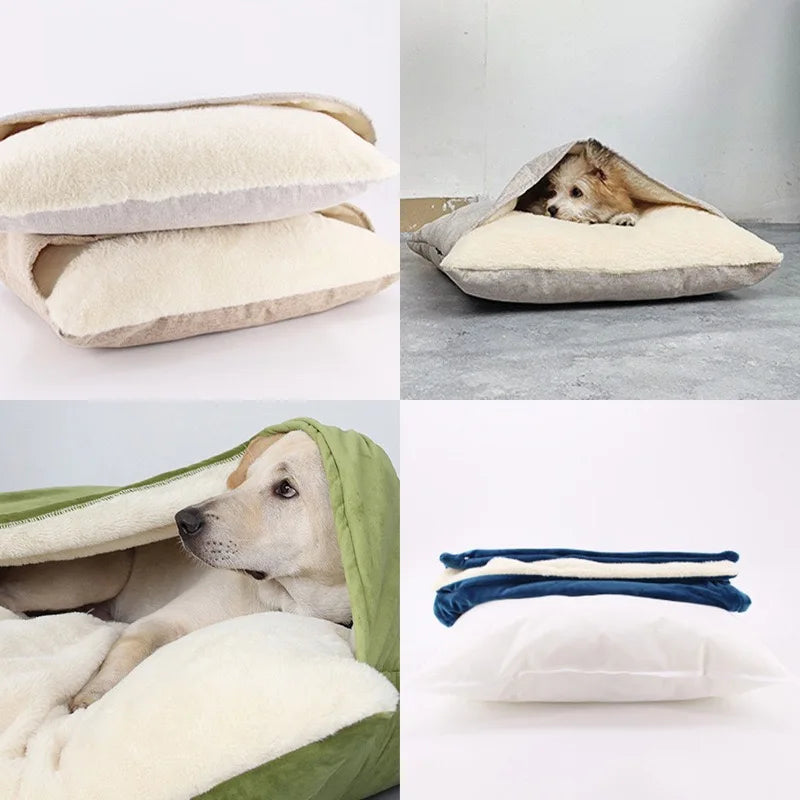 Bed for Dog with Removable Cover Large Kennel Warm Dog Bag