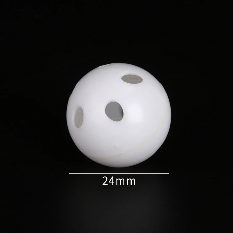 10pcs Plastic Bell Round Hollow Double Layer  Toys